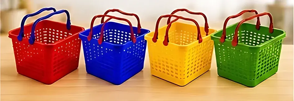 Plastic Handmade Basket photo 2